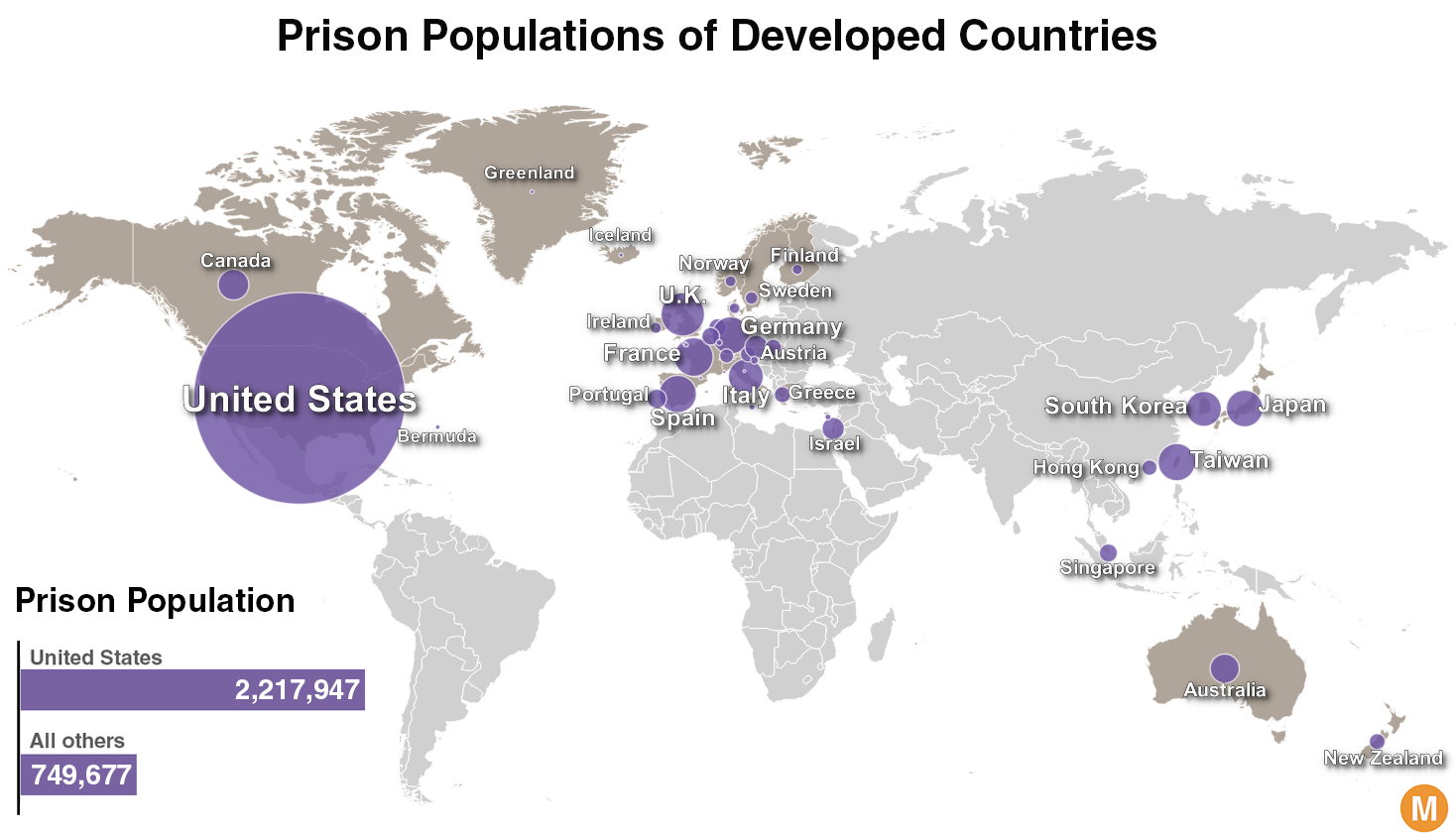 Prisoners in the Free World America s Astronomical Incarceration