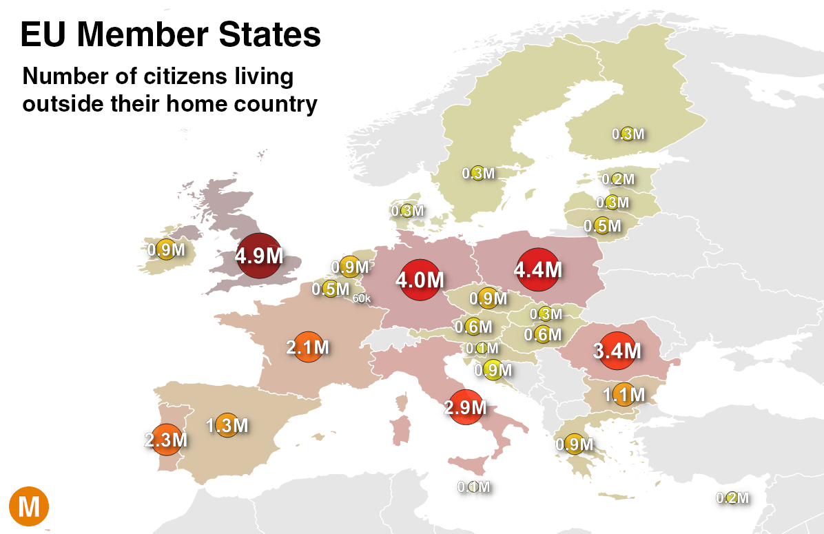 Eu Diaspora Map 